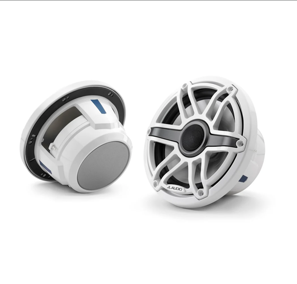 JL Audio® M6 Marine Speakers 7.7" with White Sport Grille - Image 6