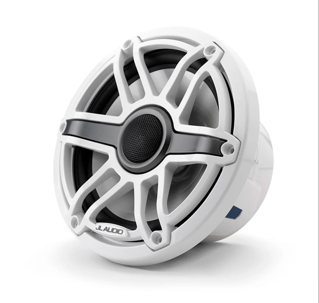 JL Audio® M6 Marine Speakers 7.7" with White Sport Grille - Image 2