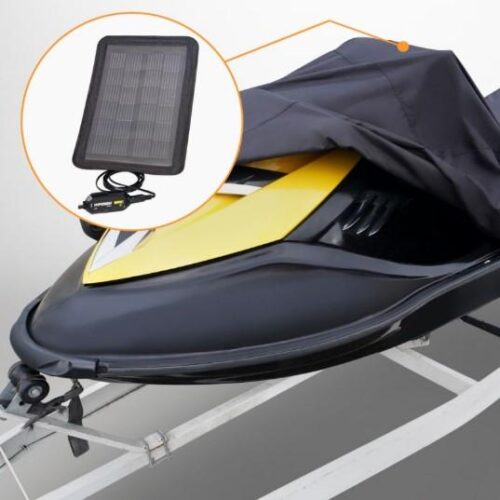 BATTERY TENDER JET SKI COVER WITH SOLAR CHARGER