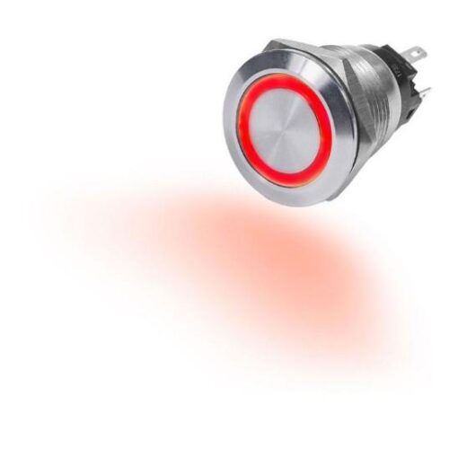BLUE SEA Switch Button SS 10A OFF-(ON) Red