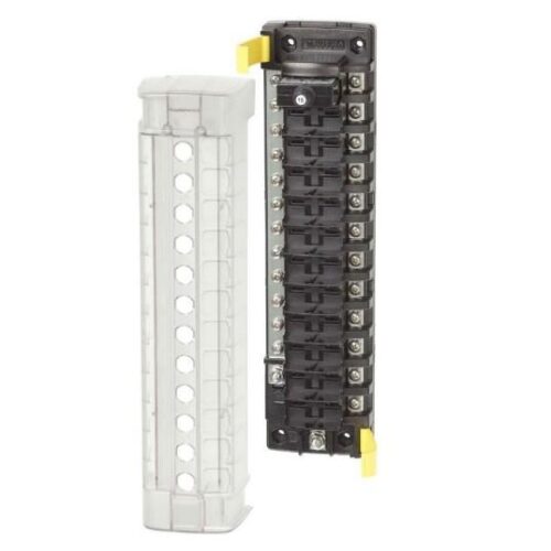 BLUE SEA Circ Brkr Block ST CLB 12circ w/gnd