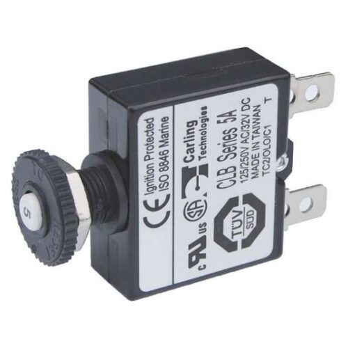 BLUE SEA Circuit Breaker Push Button QC 5A
