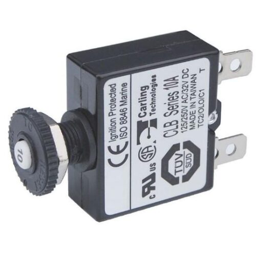 BLUE SEA Circuit Breaker Push Button QC 10A