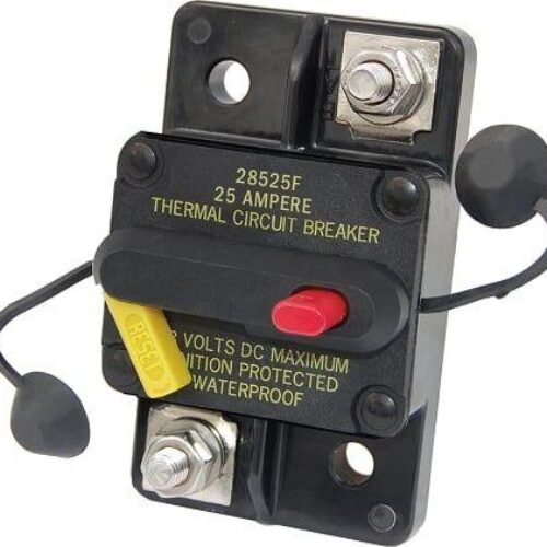 BLUE SEA Circuit Breaker, Bus 285 SfcMt 25 A