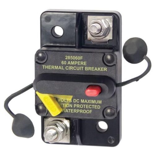 BLUE SEA Circuit Breaker, Bus 285 SfcMt 60 A