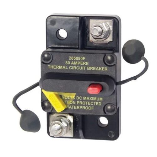 BLUE SEA Circuit Breaker, Bus 285 SfcMt 80 A