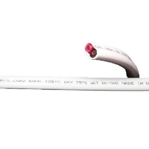 CAMERON CONNECT 10/2 WHT FLAT BOAT CABLE RED/BLK 100′