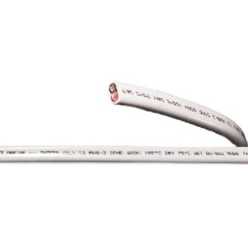 CAMERON CONNECT 12/2 WHT FLAT BOAT CABLE RED/BLK 100′