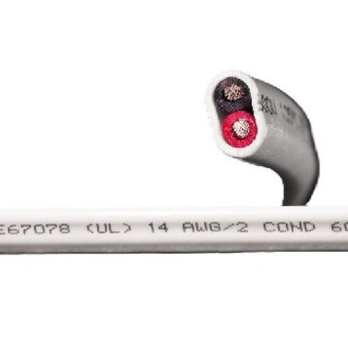 CAMERON CONNECT 14/2 WHT FLAT BOAT CABLE RED/BLK 100′