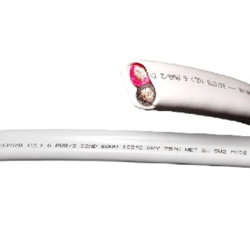 CAMERON CONNECT 6/2 WHT FLAT BOAT CABLE RED/BLK 50′