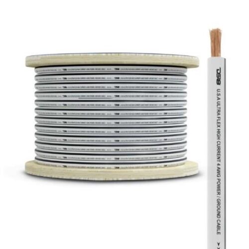 DS18 4-GA Marine Grade Tinned 100% Copper OFC Ground Wire -50 Feet