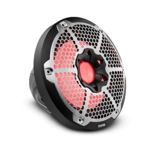 DS18 10″ Marine Subwoofer With LED RGB Lights 300 Watts Rms SVC 4-Ohm -Black| NXL-10SUB/WH