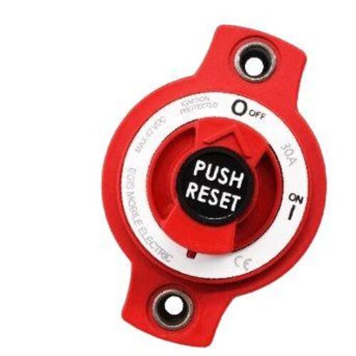 EGIS Mini Breaker Disconnect Switch, 30 A, Panel Mount, Bulk Pack