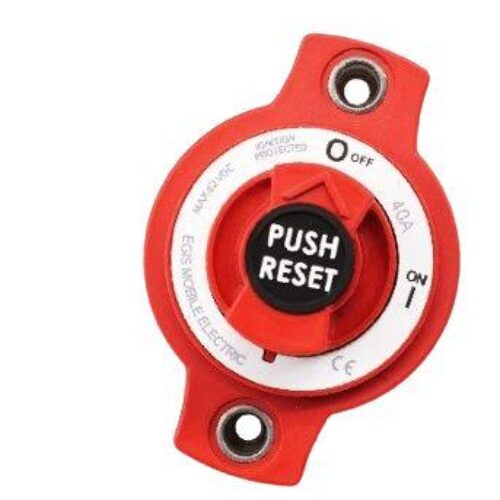 EGIS Mini Breaker Disconnect Switch, 40 A, Panel Mount, Bulk Pack