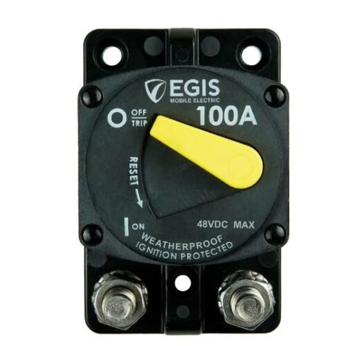 EGIS MOBILE ELECTRIC Circuit Breaker, 87 Series, 100 A, Surface Mount, Retail Pack