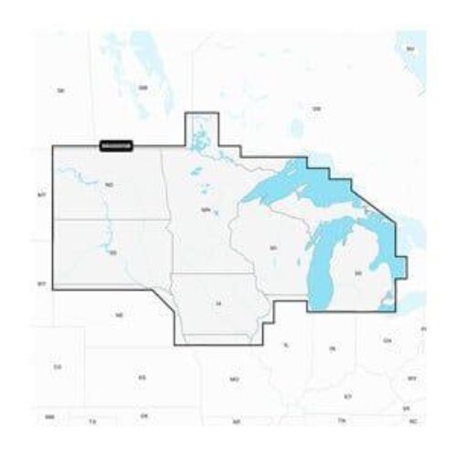 GARMIN Navionics+ U.S. North – Lakes, Rivers and Coastal Marine Charts