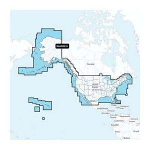 GARMIN Navionics+ U.S. & Coastal Canada, Navionics+ microSD/SD card NAUS001L