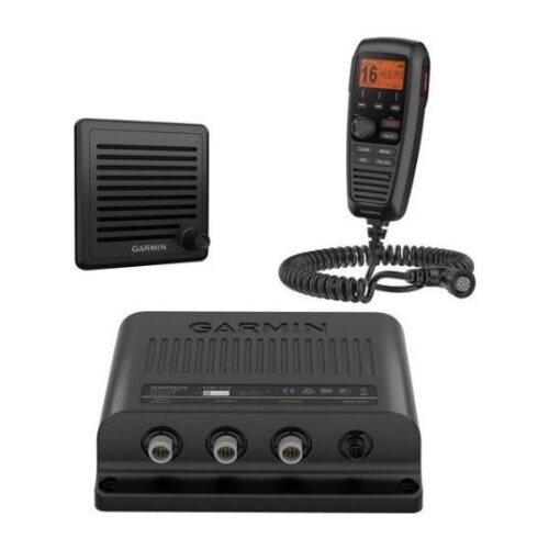 GARMIN VHF 315 Class D DSC Marine Radio w/ Black Box + Speaker + Handset