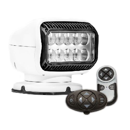 GOLIGHT GT LED 12 Volt with Wireless Handheld Remote & Wireless Dash Mount – White