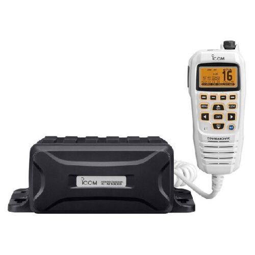ICOM Black Box Marine VHF Fixed Mount with WHITE Command Mic