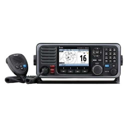 ICOM M605 31 VHF Fixed Mount with Color Display and Rear Mic Connector