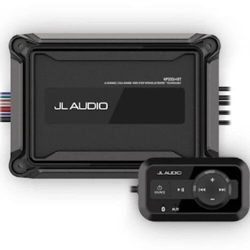 JL AUDIO AP200/4BT: 200 Watt, 4-Channel Compact Marine Amplifier with Bluetooth and Remote