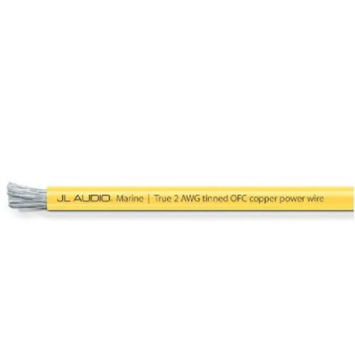 JL AUDIO ABYC Yellow Power Wire, 2 AWG, 50′ (XM-YPW2-50)