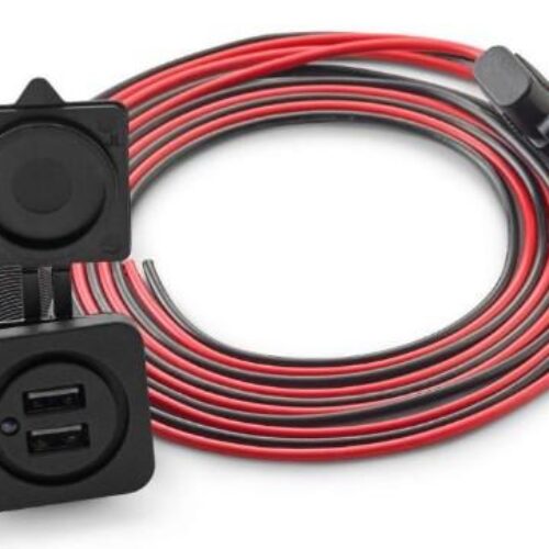 JL AUDIO XMD-USBCHG/2X-PNL: Dual USB Charging Port for Panel-Mounting