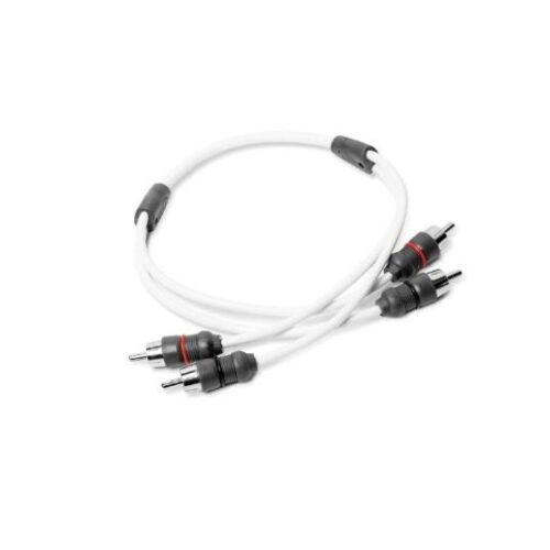 JL AUDIO XMD-WHTAIC2-1.5: RCA 2-channel, Marine Audio Interconnect Cable w/ Molded Connectors – 1.5 ft