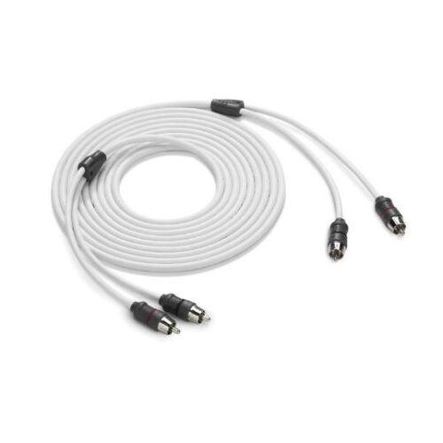 JL AUDIO XMD-WHTAIC2-12: RCA 2-Channel, 12 ft (3.66 m) Marine Audio Interconnect