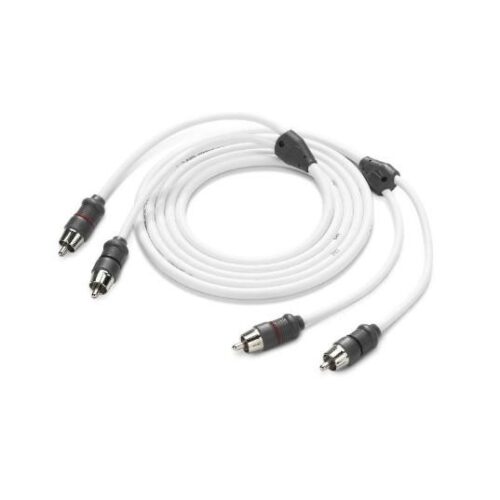JL AUDIO XMD-WHTAIC2-6: RCA 2-Channel, 6 ft (1.83 m) Marine Audio Interconnect