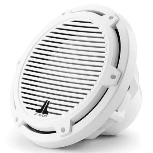 JL AUDIO M3-10IB-C-GW-4: 10″ Marine Subwoofer, Infinite Baffle, Classic Grille, Gloss White, 4 ohm, EACH
