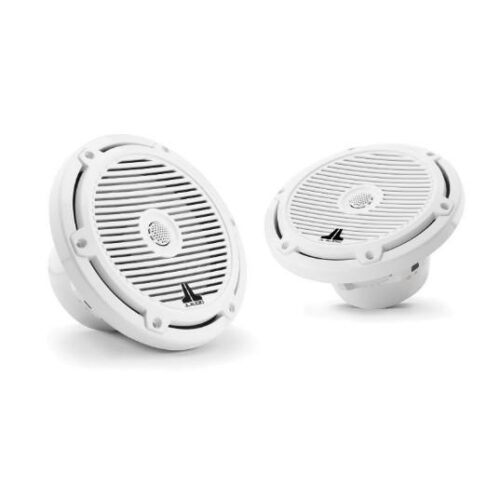 JL AUDIO M3-770X-C-GW: 7.7″ Marine Speakers, Classic Grille, Gloss White, PAIR