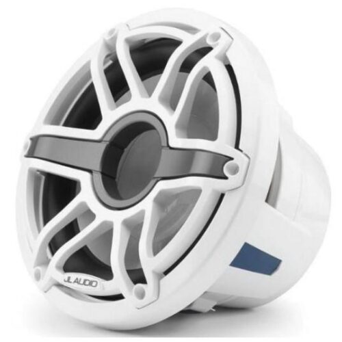 JL AUDIO M6-10IB-S-GWGW-4: 10″ Marine Subwoofer (250W, 4 ohm), Infinite Baffle, Sport Grille