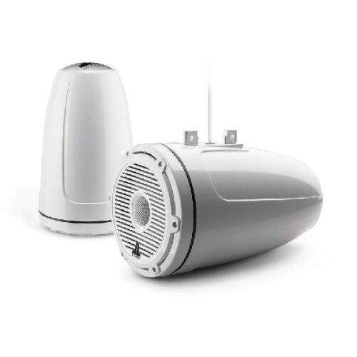 JL AUDIO M6-880ETXV3-GW-C-3GWGW: 8.8″ Tower Speakers, White Classic Grille, WHITE TWEETER, PAIR