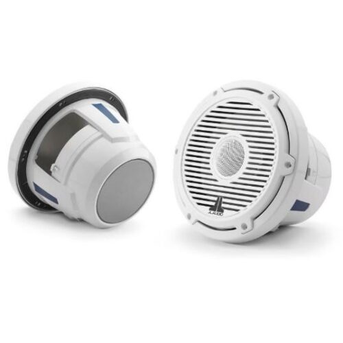 JL AUDIO M6-880X-C-3GW: 8.8″ Marine Speakers, 1″ WHITE Tweeter, Gloss White Classic Grille