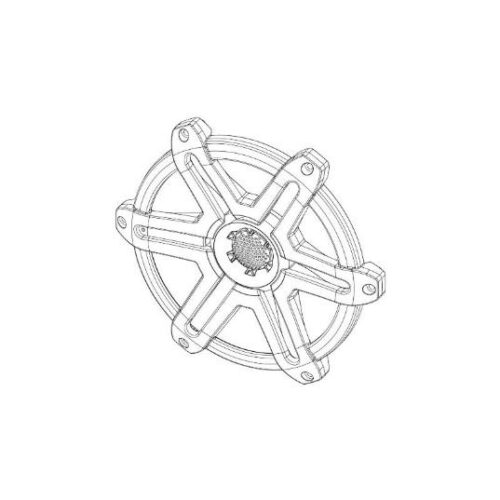 JL AUDIO 41222, M880-TA-SG-WH-RP, WHITE SG/TWEETER ASSEMBLY FOR M880