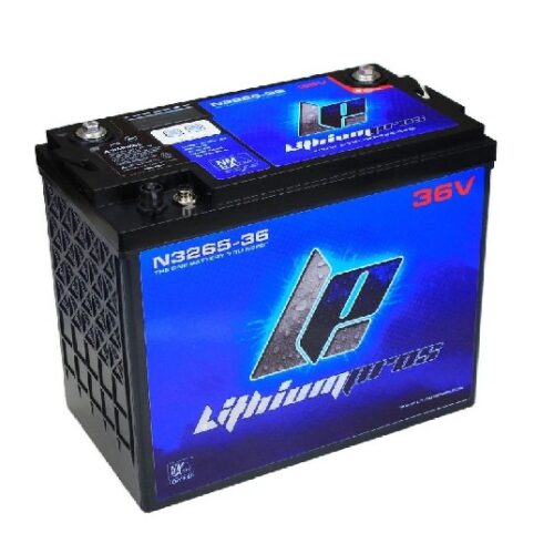 LITHIUM PROS LiFePO4 Battery, 36V/75 Ah with NMEA (Troll/Deep cycle, Grp GC12) Bluetooth|N3275-36*DROP SHIP ITEM,FREE FREIGHT*