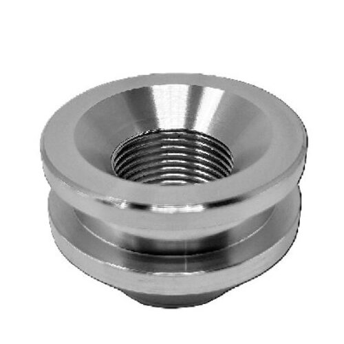 LOCMARINE Starlink Mini Coupling Adapter, Marine Grade Aluminum, 1″-14 Female Thread, Made in USA.