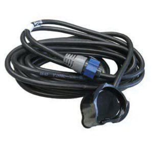 LOWRANCE 9-Pin Pod Style Depth Shoot-TH/Trolling-Motor Mount Medium/High CHIRP Skimmer Transducer, 83/200 kHz