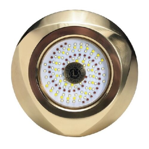 LUMITEC SeaBlaze Typhoon Through-Hull Underwater Light, Bronze, Spectrum RGBW