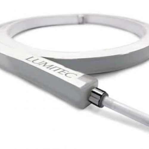 LUMITEC Moray Flex Light with Internal Controller, Full color RGBW Spectrum, 3 ft TopView, White Bracket
