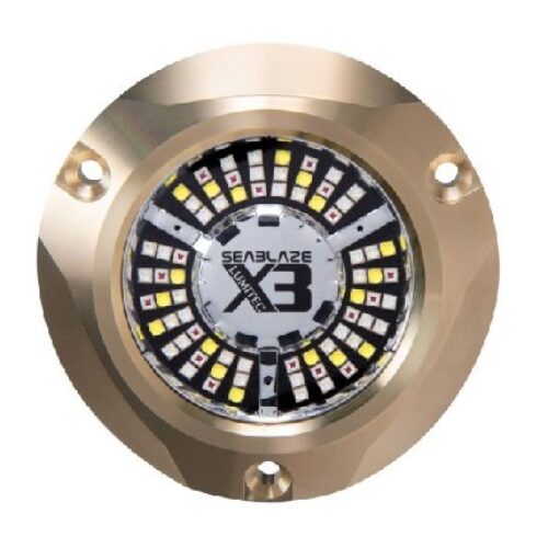 LUMITEC SeaBlaze X3 Underwater Light, Bronze, Spectrum RGBW