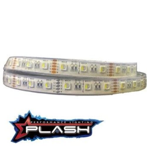 PLASHLIGHTS 12v RGB Color Changing Waterproof Flexible Light Strip – Ip68 – 24′