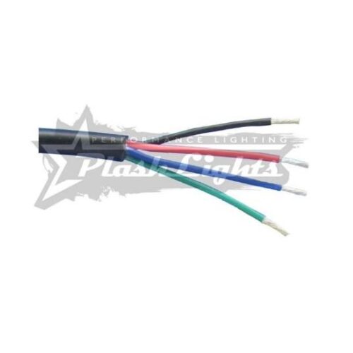 PLASHLIGHTS 18awg RGB 4 Conductor Wire – 150ft Spool