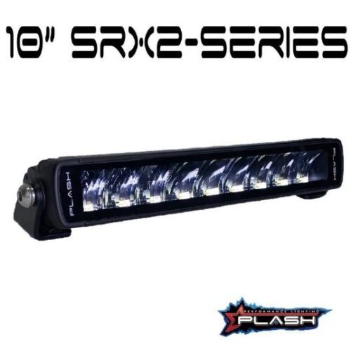 PLASHLIGHTS 10″ SRX 2-Series Single Row LED Light Bar – Black Housing