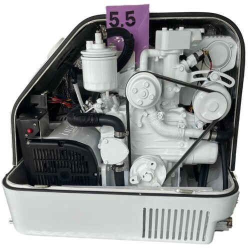 Next Gen 5.5 kW Marine Diesel Generator, 2800 RPM w/ Sound Shield