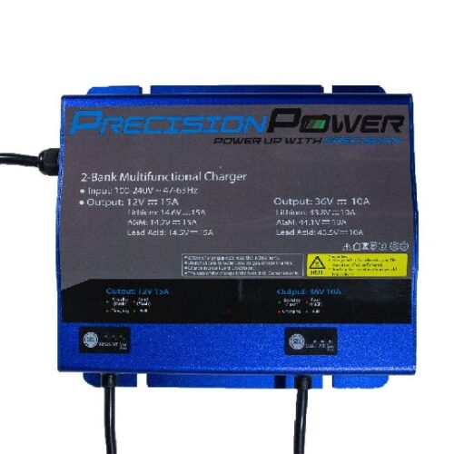 PRECISION SONAR 2-Channel Multifunctional Battery Charger