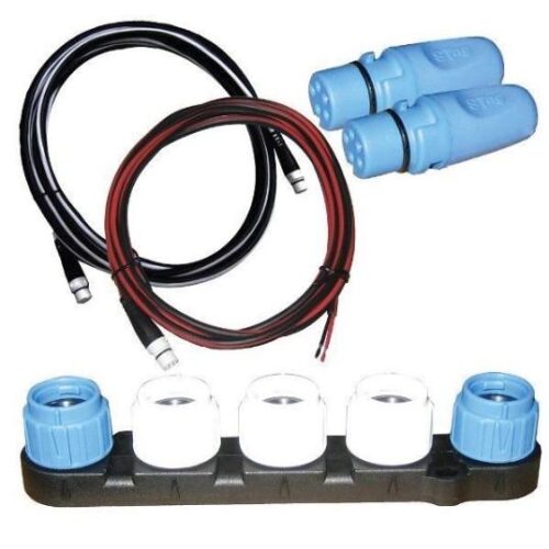 RAYMARINE Starter Kit, A06064 5-Way Block, 2 X A06031 Terminsators, A06040 3M Spur Cable, A06049 2M Power Cable