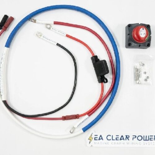 SEA CLEAR POWER Kayak Wiring Harness With Switch and Jumper, 4 ft